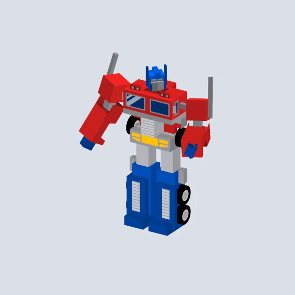 illustration of optimus prime from Transformers