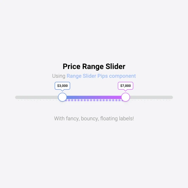 an input range with two handles