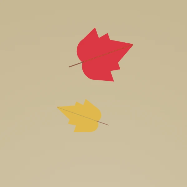 Leaves falling