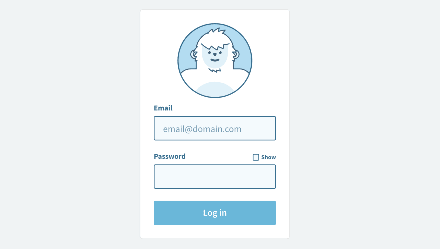 Darin Senneff's login form