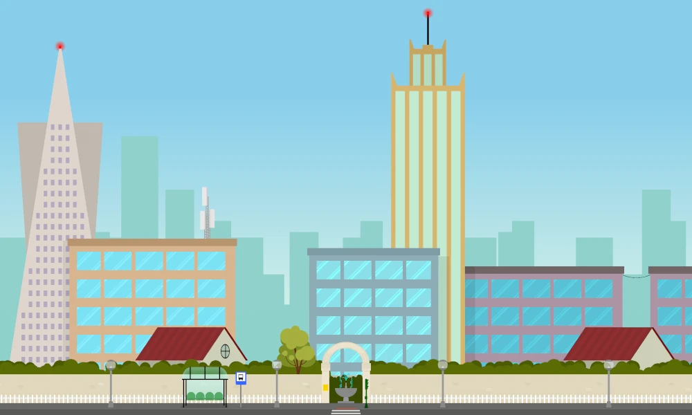 Illustration of a city