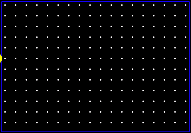 Animation of Pacman moving through the screen