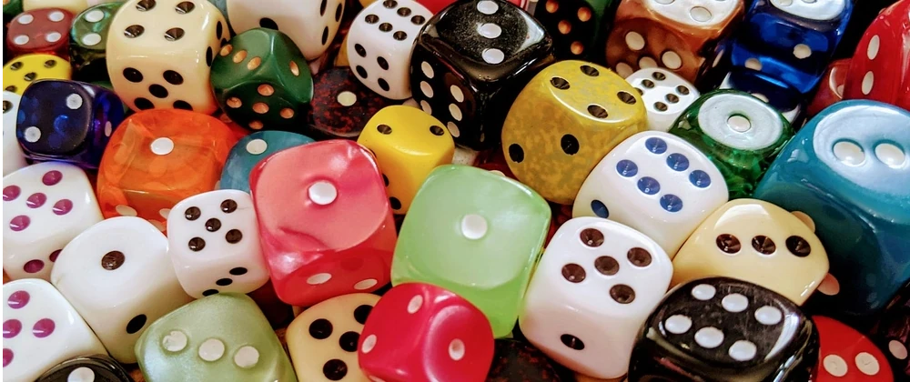 Colorful dice