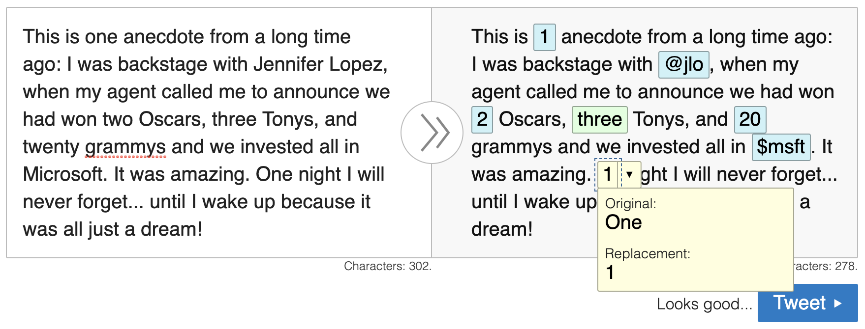 Screenshot of Dwindle with the original and replacement boxes, some of the keys are in different colors (which is not good for accessibility)