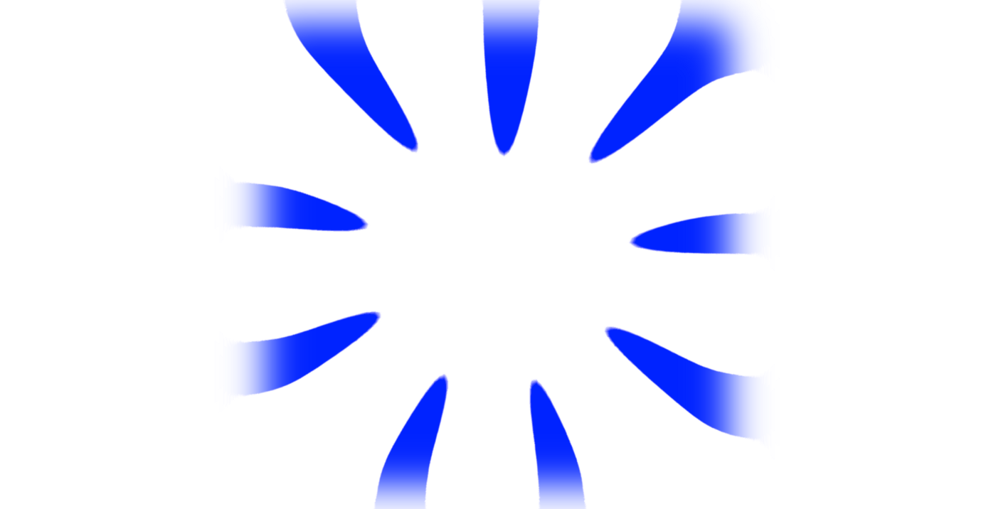 blue lines over a white background, the edges are blurred