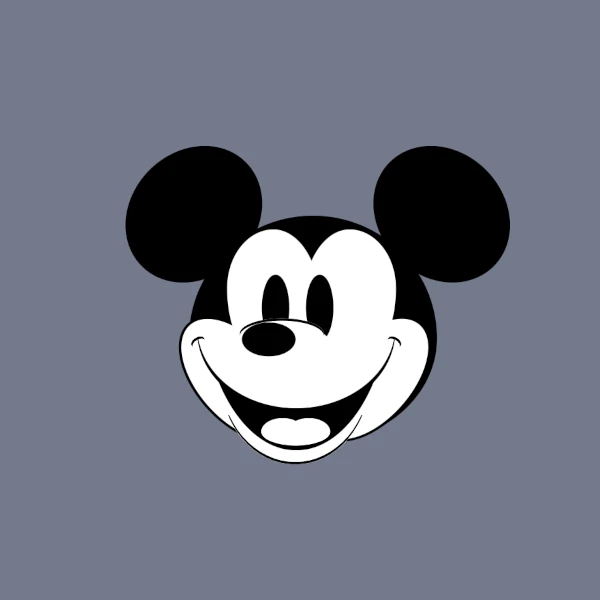 old-time looking Mickey Mouse