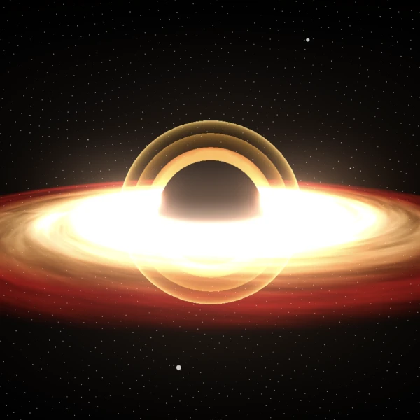 illustration of a black hole