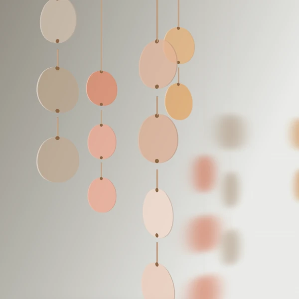 illustration of a decorative mobile