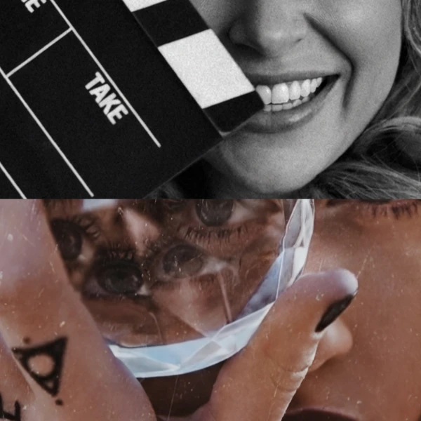 screenshot of a page showing a parallax effect half way between slides