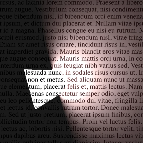 a dark gate opened letting light through over some text in darkness